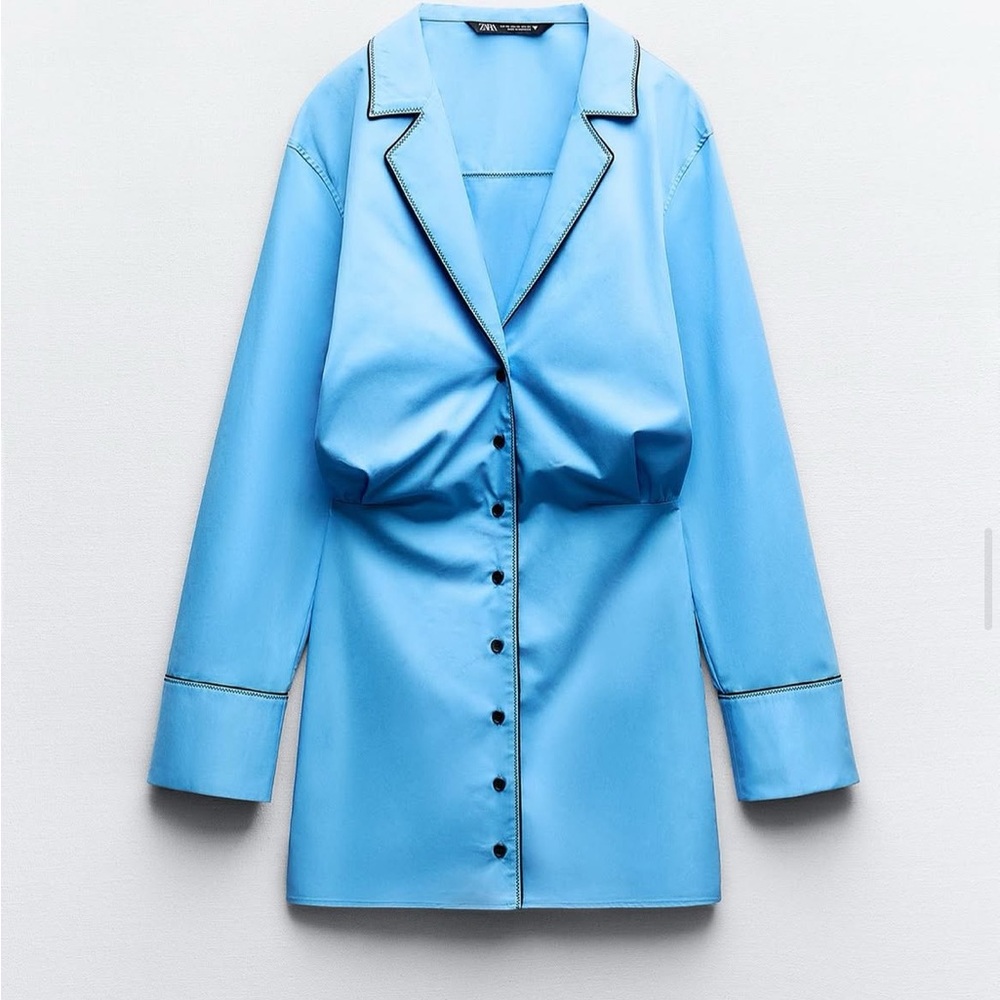 Blue zara dress